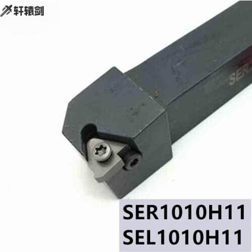 1PC SER 1010H11 SEL Lathe Threaded Cutting Tool Inaerts SER SEL 1010H11 For 11ER 11IR