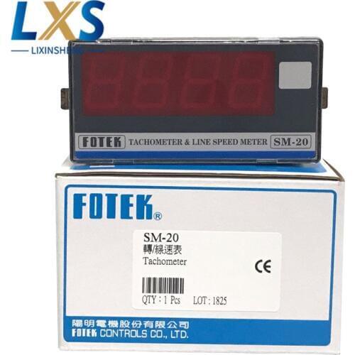 Fotek Tachometer & Line Speed Meter SM-20 4 digital Multifunction Speed Meter