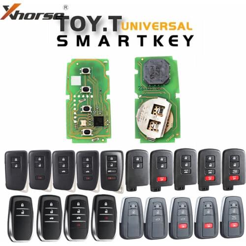 Xhorse VVDI XM Universal 2/3/4 Buttons Car Keyless Smart Remote Key with 8A Board for Toyota Camry Levin Corolla Lexus