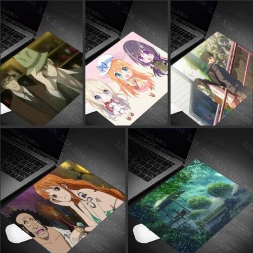 Yzuoan Hot product cartoon anime mouse pad Cute Cartoon Mouse Pads Rubber Laptop Computer Gamer Play Keyboard Mouse Mats