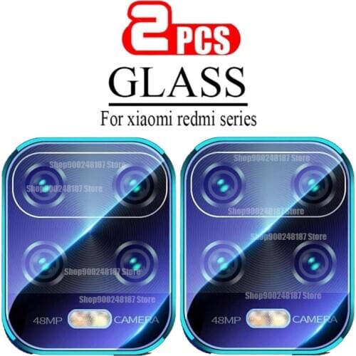 2 Pack Camera Lens Protective Tempered Glass for Xiaomi Redmi Note 9s 9 Pro Max Screen Protector for Redmi 9a 9c Note 8 Pro 8t 7