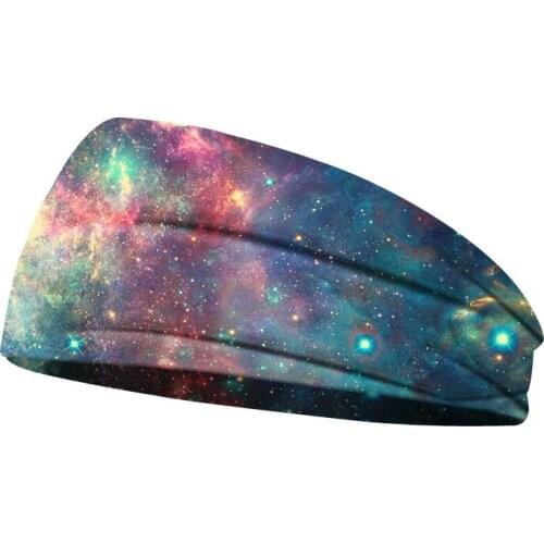 Star Print Sports Headband Women Fashion Elastic Hair Bands Running Fitness Yoga Headwear Female Stretch Wash Makeup Hair