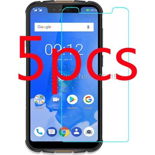 5PCS FOR Ulefone Armor X5 Pro Tempered Glass Protective on Ulefone Armor X5Pro X3 5.5" Screen Protector Glass Film Cover