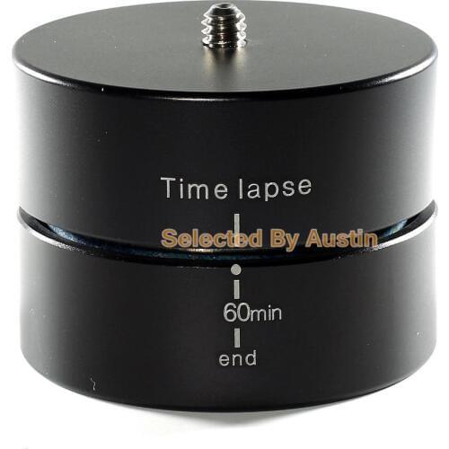 Aluminum Alloy 360 Degrees Time Lapse Stabilizer Panning Rotating Timelapse with Adapter For Gopro XIAOYI Phone Smart Camera