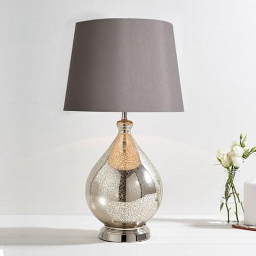 American Bedroom Bedside Lamps Nordic Gray Personality Modern Minimalist Hotel Model Room Designer New Table Lamps