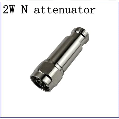 Free shipping 2W N-JK rf attenuator , DC-3GHz,50ohm 1db,2db.3db,5db,6db,10db,15db,20,30db 40db