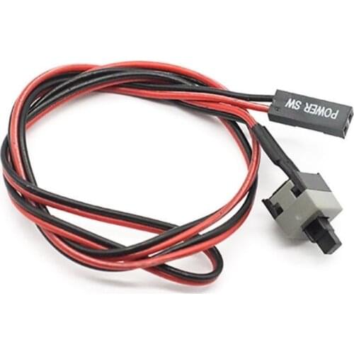 Power Supply I/O Reset Switch PC Motherboard Cable and Button Switch Replace a Broken Power Switch /Cable on Desktop and PC 20pc