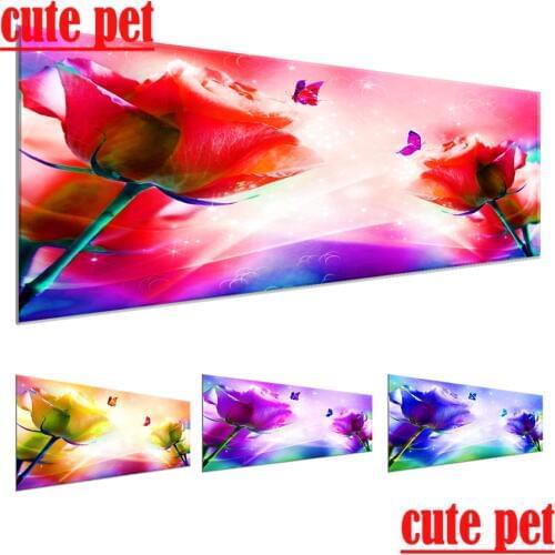 Large 5D Rose flower Diamond Painting diy CrossStitch painting full diamond painting embroidery diamonds paintings for home deco