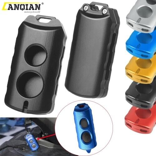 FOR Yamaha Aerox 155 2015 2016 2017 2018 2019 2020 Motorcycle Aluminum Key Case Remote Control Cover Dust Holder Protector