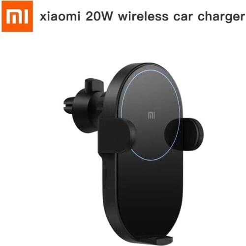 Global Version Xiaomi Mi 10/20W MAX Wireless Car Charger with Intelligent Infrared Sensor Fast Charging Car Phone Holder