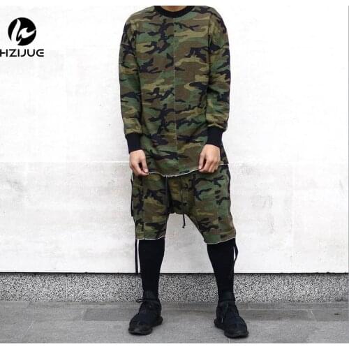 HZIJUE Hip Hop justin Bieber Clothes Street Wear 2021 Kpop Urban Clothing Men Long Sleeve Longline T shirt Swag Clothes