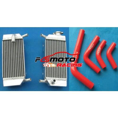 KIT For Honda CRF250 CRF250R 2004-2009; CRF250X 2004-2017 CRF 250 R X Aluminum Radiator + Silicone Hose