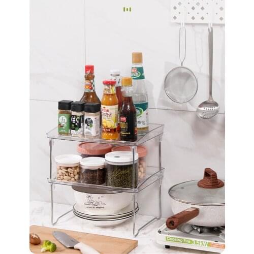 Kitchen Storage Rack Closet Shelf Dish Drying Rack Spice Jars Holder Seasoning Bottles Shelves Spice Rack Kitchen Organizer