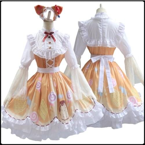 Identity V Cosplay Costume Mechanic Candy Girl Costume Cosplay Sweetie Lolita Dress Party Daily Dress Costume anime cosplay