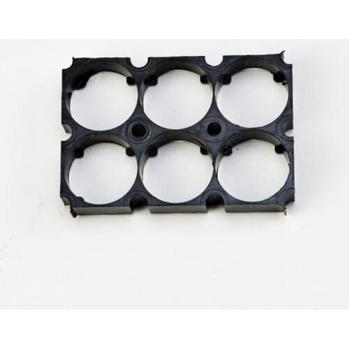 MasterFire 500pcs/lot 2*3 Cell 18650 Batteries Brackets Spacer Radiating Shell Plastic Heat Holder Battery Bracket