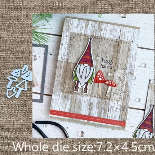 New Design Craft Metal stencil mold Cutting Dies mushroom decoration scrapbook die cuts Album Paper Card Craft Embossing