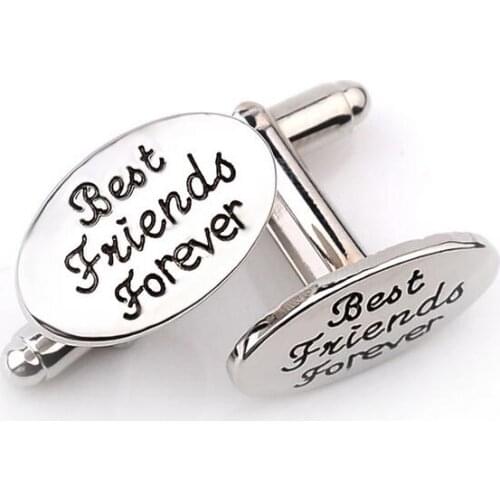 One pair popular alloy best friend French style mens suit cufflinks best gift xyc159