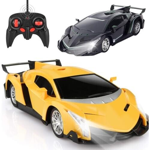 RC Car Toys 1:16 Children Electric Remote Control Toys 4 Channels Classic Fast Speed Control Racing Car Kids Toys Xmas Gifts