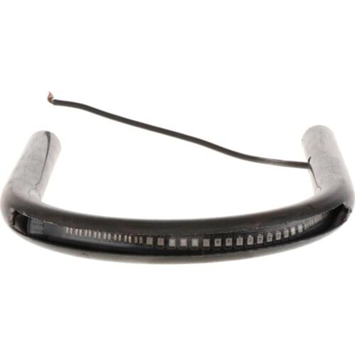 Motorcycle Rear Seat Frame,Mounting Bracket Frame Loop Hoop,with Led light ,Compatible with Most CC