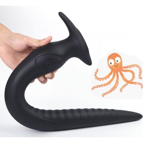 Super Soft Liquid Silicone Anal Plug Huge Butt Dildo Sex Toys For Women Men Vagina Stimulate Anus Expand Male Prostate Massager