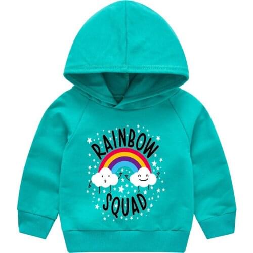 Baby Boys Girls New Hooded Sweater Spring and Autumn Clothes Printing Cartoon Baby Long-Sleeved Shirt Pullover Children Clothing