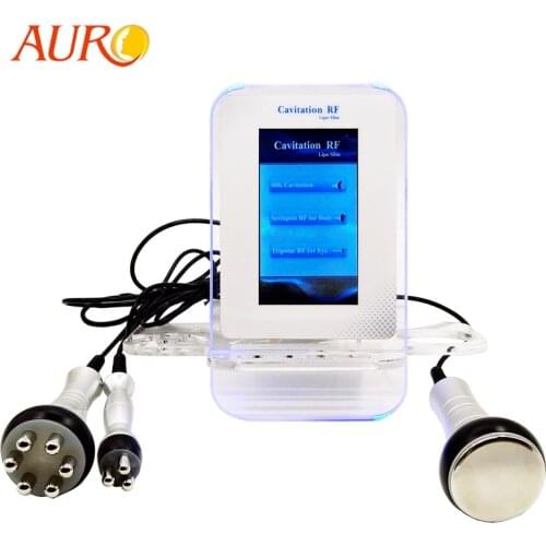 AURO 3 in 1 Ultrasonic 40K Cavitation RF Radio Frequency Body Shaper Weight Loss Slimming Anti-wrinkle Beauty Machine for Spa