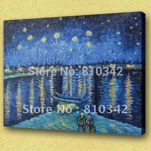 Van Gogh oil paintings handicraft canvas high quality painting U2VG12