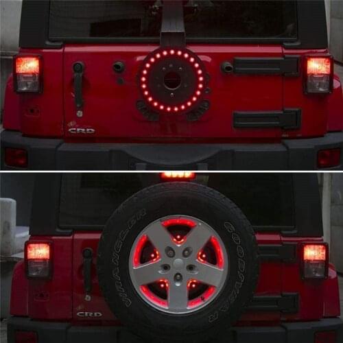 Spare Tire Brake Light For Jeep Wrangler JK JKU JL JLU Unlimited Rubicon Sahara X Sport Rear Tail Light Third 3rd Brake Lights