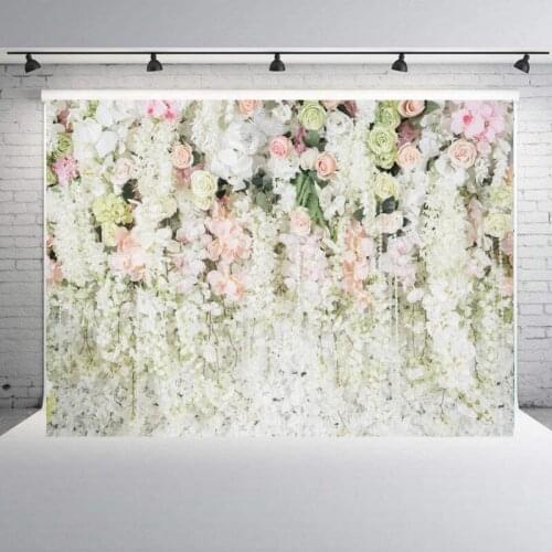 150*210cm Floral Pattern Background Cloth Creative Wedding Background Flower Wall Cloth Birthday Party Photography Props