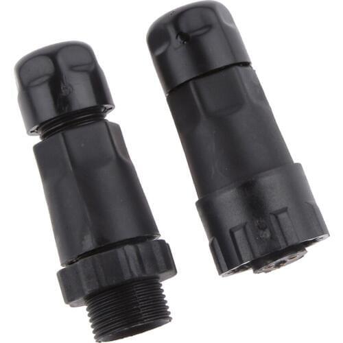 15A IP68 Waterproof Aviation 3 Pins Assembled Electrical Fast Wiring 7.5mm Adapter