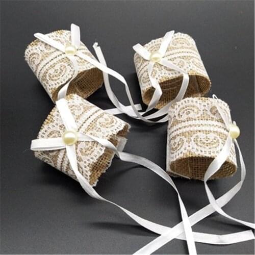 24 / PCS NEW lace napkin ring meal buckle wedding table decoration linen napkin Buckle FREE SHIPPING