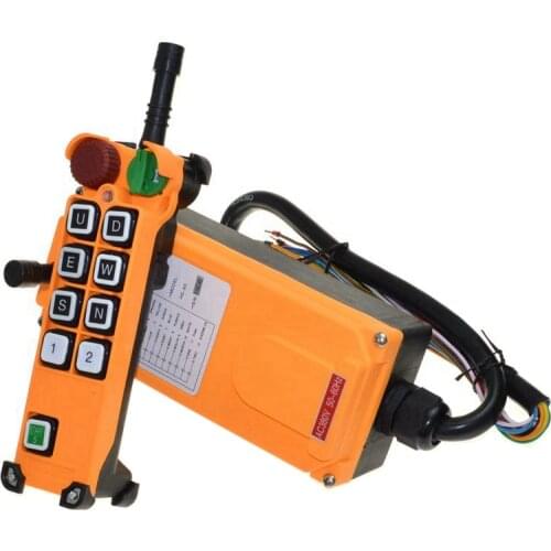 8 channel 1 Speed Hoist Crane Truck Radio Remote Control System with E-Stop