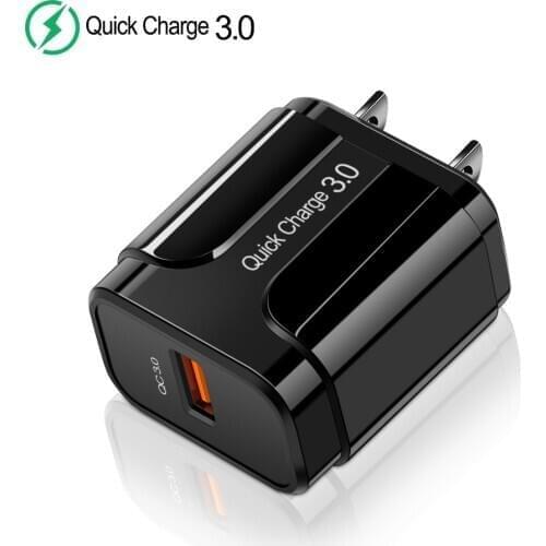 Quick Charge USB Mobile Phone Charger For Redmi note 7 iPhone X MAX 7 Xiaomi 8 EU US Plug Fast Adapter For Samsung Huawei iPhone