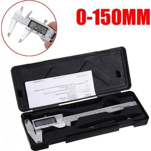 New 0-150mm Caliper LCD Digital Vernier Caliper Tool 0.1mm Accuracy Quality Zinc Alloy For Jewellery Electronic Precise Measure