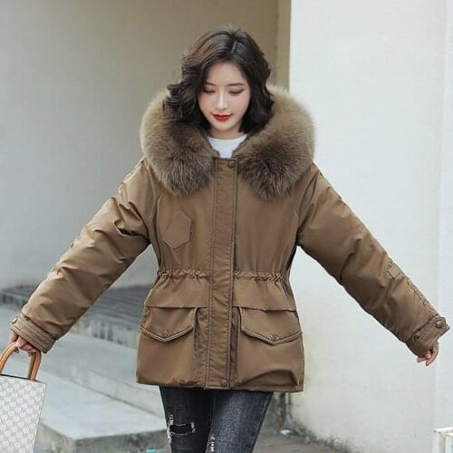 COZOK Women's Down Jackets With Fur
