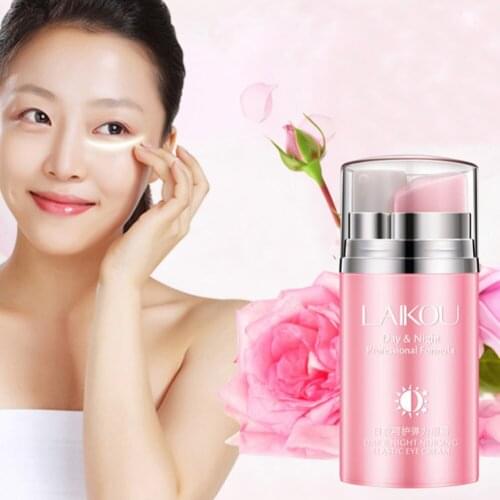Day and Night Elastic Eye Cream Facial Anti- Puffiness Face Care Dark Circles Anti Wrinkle Aging Moisturizing Firming TSLM1