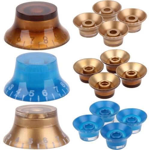 Hot Sale 4pcs/set Acrylic Speed Knobs Volume Tone Control for LP SG Electric String Guitar Accessories