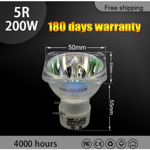 Higt Qualite 200W 5R Lamp MSD Platinum For Beam Sharpy Moving Head Beam Light Bulb Stage Light wholesale