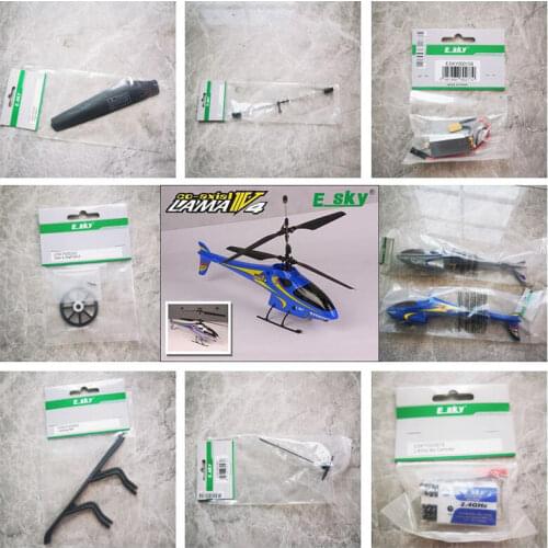 ESKY LAMA V4 RC Helicopter spare parts Rotor chuck Controller peopellers blades body shell motor landing gear charger screw etc