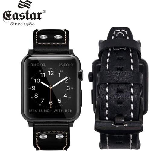 Leather Watchband for Apple Watch Band Series 4/3/2/1 Sport Leather Bracelet 42 mm 38 mm Strap For iwatch 6 5 4 SE 44mm 40mm