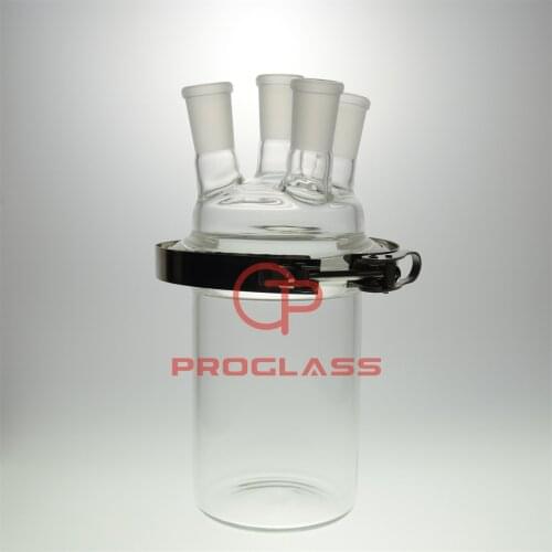Laboratory Separately Reactor Cylinder Flask with The Easy Open clamp Four Necks