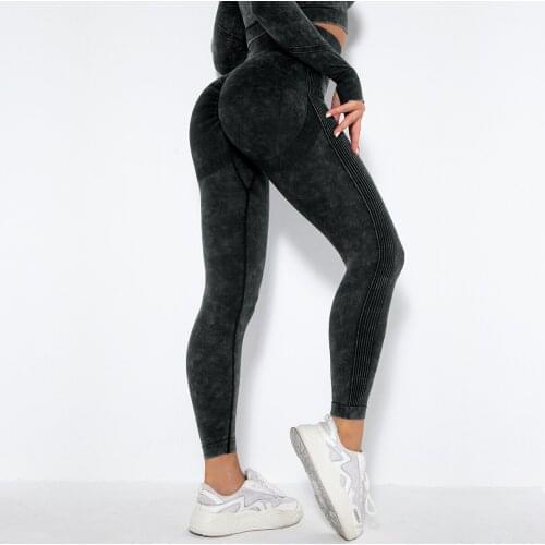 Seamless Tights Yoga Pants Women Knitted Sport Short High Waist Leggings Breathable Gym Fitness Push Up Clothing Girl Yoga Pant