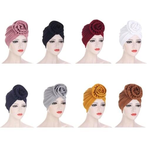 New Arrival Fashion Flowers Stripes Muslim Turban Solid Color Indian Woman Wrap Head Hijab Caps Ready To Wear Inner Hijabs Arab