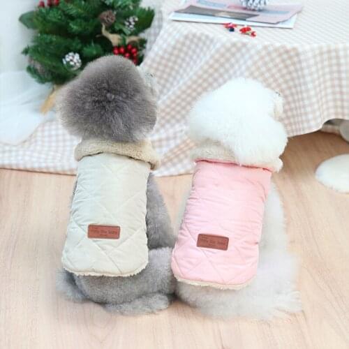 Wholesale New Autumn Winter Xs Dog Clothes For Small Dogs Boy Girls Teddy Fleece Wadded Jacket Vest Puppy Outfit Pet Clothing