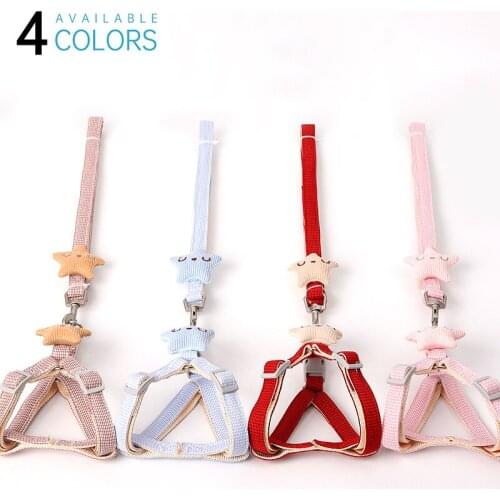 Pet Dog Cat Vest Type Traction Rope Chest Strap Starfish Traction Rope Suitable For Puppies Durable Pet Supplies Mascotas Arnes