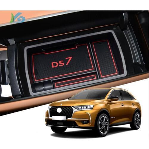 For Citroen DS7 DS 7 Armrest Box Storage Stowing Tidying Organizer Internal Accessories Auto Car Styling 2017 2018 2019 2020