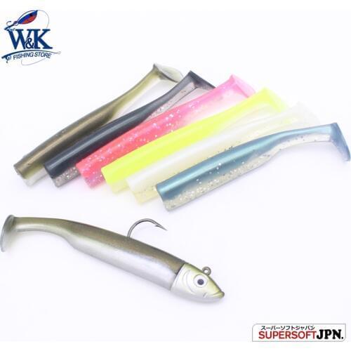 JIGS Soft Bait for Seabass Fishing Lures at 5g 7.5cm 4pcs/lot High Valued Swimbait 6 colors Soft Lure Small Fish Shad Baits