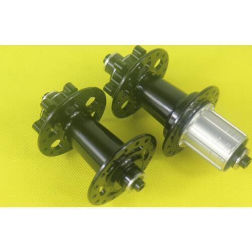 Sale Powerway M81 MTB AM trail enduro disc hubs DH 32/32H black front 100mm rear 135mm qr Shim. 10/11s or XX1 Cyclocross Bicycle