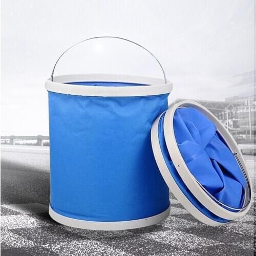 Thickening Portable Folding Bucket Car Storage Bucket Cleaning Tools for Honda CRV Accord Odeysey Crosstour FIT Jazz City Civic