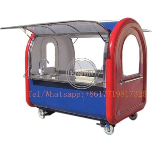Best Quality Food and Beverages Kiosk truck Vending cart Food Trailers Push Food Cart